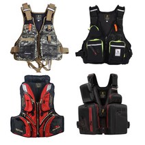 막심 다용도 멀티 바다 루어 민물 낚시조끼 포켓 보조 부력, 01. 카키