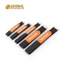 방제드론 농업용 드론배터리 5pcs 다이어톤 미끄럼 방지 짠 리포 스트랩 rc fpv, 5개 12x160mm