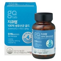 지큐랩 100억 생유산균 골드, 60정, 30개