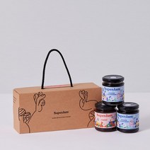 [슈퍼잼] 슈퍼잼 선물세트 블루베리 2병+스트로베리 1병, 없음