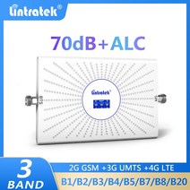 중계기Lintratek-3 밴드 셀룰러 증폭기 900 1800 MHz 850 B20 B7 GSM 2G 3G 4G 신호 부스터 ALC AGC 모바, 04 영국 플러그_05 850 1900 2600 MHz