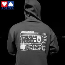 어복충만 낚시의류 낚시복 에깅 기모 후드티 에깅KIT, 다크 그레이