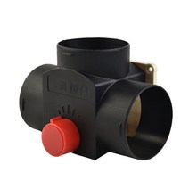 히터 부품 호환 차량용 75mm 히터 에어 벤트 덕트 T 브랜치 베바스토 레귤레이션 플랩 밸브, 한개옵션0