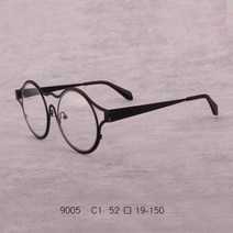 둥근 특이한 안경테 동그란 김구 안경 금속테 B10