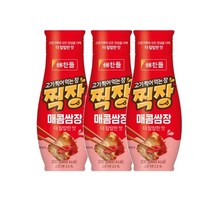 CJ 장 해찬들 고기찍어먹는장 찍장 매콤쌈장 쌈밥 고기쌈장 300g 3개 1세트, 2세트