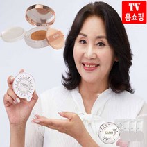 이홈엔 묻지않고 커버력 좋은 홍여진 수분팡팡 이든 쿠션팩트 23호 1세트 4종 (본품1+리필3+퍼프2) 물광 광택 꿀광 파운데이션