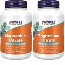 나우푸드 마그네슘 시트레이트 베지 캡슐 120정 2개