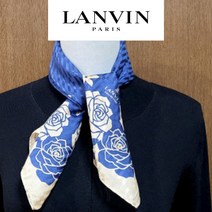 랑방 2023SS 로즈 엣지 라지 손수건 겸 쁘띠 스카프 (3종택1) / LANVIN 2023SS rose edge patterned hankie- PATTYIAN