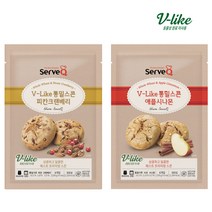 서브큐 통밀 스콘 피칸크랜베리 / 애플시나몬 100g X 6개 냉동생지 빵 동물성원료 미사용 [당일발송], 애플시나몬(100gX6개)+드라이아이스1개추가