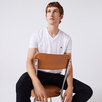 [라코스테] 남성 베이직 브이넥 티셔츠 TH6710-53G 001