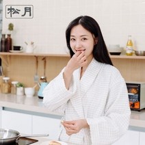 송월타월 퓨어성인용 목욕가운, 1개, 블루M