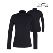 팬텀 골프 fantom여성 퍼포먼스 긴팔 이너 티셔츠 F222A1TI956_BK, 095, BK