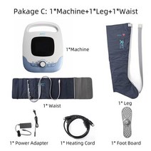 종아리알마사지기 임산부다리마사지기 하체마사지 upgard leg air compression massager 가열된 발 종아리 허벅지 순환 컨트롤러 host lower pain, 씨엔, 패키지 c