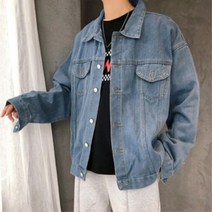 남자 유행타지않는 데이트룩 데님 청자켓 청잠바 20대