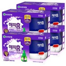 해피홈 리퀴드액 45일 + 코드형 훈증기, 4팩
