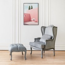 소피아엘렌 무드 윙체어 1인용 엔틱 쇼파 세트 인테리어 포인트 매장