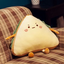 해외 귀여운 창조적 인 샌드위치 빵 베개 침대 등쿠션 -10225, 옵션04