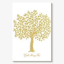 [당일발송] 7일간 추가할인! 황금빛 돈나무그림 재물운 성공운 부르는 풍수그림 프리미엄 액자 9종, 8. 금빛자수 돈나무