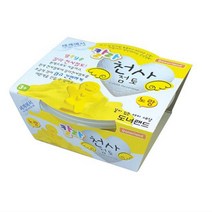 도너랜드 컬러 천사점토 30g 노랑 고무찰흙 클레이
