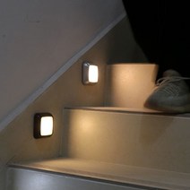 무선 led 건전지 센서등 자석 부착 자동 소등, 화이트센서등(웜색)