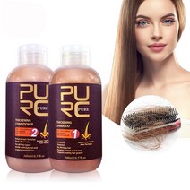 PURC모발 성장을 위한 샴푸 및 컨디셔너 탈모 방지 두피 트리트먼트 남성 여성용 헤어 케어 미용 건강