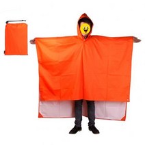 판초우의 배달 우비 자전거 라이더 우의3 in 1 레인코트 배낭 레인 커버 레인 코트 후드 하이킹 레인 커버 판초 텐트 태양 보호 캐노피 야외 캠핑 텐트 매트