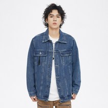 청자켓 데님자켓 GTRG 가을 신작 툴링 데님 재킷 워싱 아메리칸 레트로 루즈 트렌드 스트리트 브랜드 탑