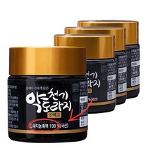 천기 약도라지 진액고 100g 4병 국내산 도라지 100% 농축 액기스 도라지즙, 4개