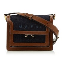 MARNI [명품]마르니 데님 레더 트렁크백 SBMP0075L2 P4891 Z569M SBMP0075L2P4891Z569M