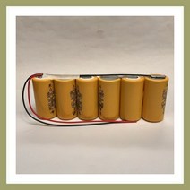 니카드충전지 니카드 2000SC-6N(7.2V 2000mAh)R+출력선 니카드조립작업, 1개