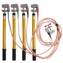 전차선접지걸이 접지걸이 고전압 접지용구 상부구리선, 0.5m 로드 1mx4+3m 16제곱미터