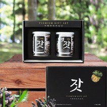 친환경팔도 [산지직송] 가평 잣 선물세트 2캔(백잣1개+황잣1개), 1