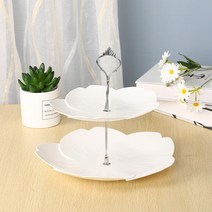 트레이 쟁반 플레이팅접시 애프터눈티 케이크스탠드 디저트접시 다과상 카페 과일, 컬러