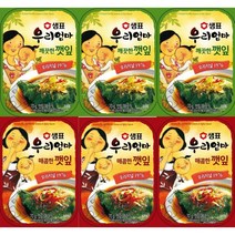 샘표 우리엄마 깨끗한 깻잎 + 매콤 70g X 3세트(6캔) 캠팽 반찬 통조림