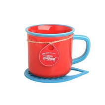 한국도자기 탑초이스 투톤머그 1p, 레드