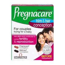 Vitabiotics 비타바이오틱스 프레그나케어 히스 & 허 컨셉션 60정