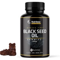 뉴트리사 블랙 씨드 오일 1050mg 90구미 Nutriissa Black Seed Oil
