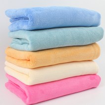 웰하임 부드러운 극세사 비치타올 70X140 대형타올, 아이보리, 1개