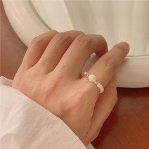 우드피카 담수 진주 반지