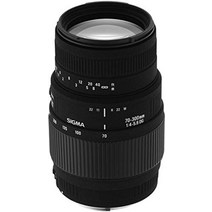 펜탁스 slr 카메라용 시그마 70-300mm f4-5.6 dg 매크로 망원 줌 렌즈 - 국제 버전(보증 없음), 미놀타와 소니 SLR 카메라, 미국 버전