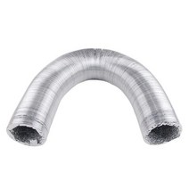 후렉시블 환풍기 렌지후드 덕트자재 자바라 125mm AL 10M