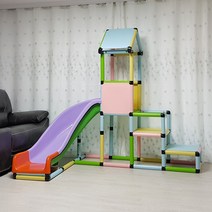 조이풀(JOYFUL) JYF127 정글짐 미끄럼틀 실내 놀이터 볼풀장, 파스텔