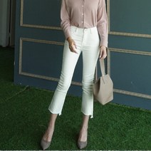 나나진 속밴딩 언발 슬림부츠컷(아이보리) NA1614