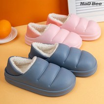 NaOBee 포근하고 푹신한 EVA 털슬리퍼 방한 슬리퍼