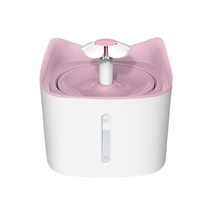 에코펫위드 강아지 고양이 정수기 저소음 자동급수기, 핑크