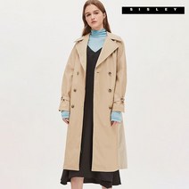 시슬리 임세미 착용 페이크 레더 백색 트렌치코트 SALE01041-BG