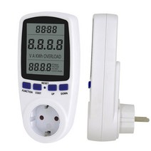 EU 플러그 디지털 전압 전력계 소비 와트 에너지 KWh 소켓 220V AC 전기 요금 분석기 모니터, 03 EU
