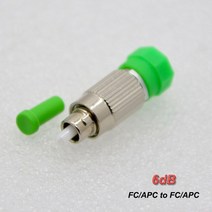 10PCS FC / APC Male Female Single Mode SM Fiber Attenuator Connector Fixed Type value 0-30db Optiona, 06 6dB_01 라인 커넥터