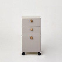 한샘 티오 이동서랍장(컬러 택1), 내추럴오크/그레이/원목(A)
