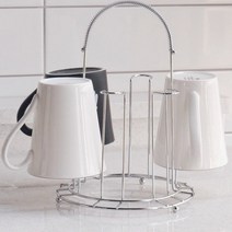 컵 걸이 건조대 주방 거치대 정리 꽂이 홀더 머그 트리 스텐 찻찬 건조기 수납